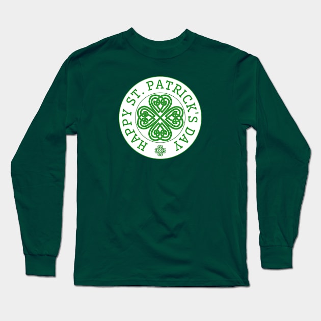 Happy St Patricks Day _ St Paddys Day Long Sleeve T-Shirt by POD Creations